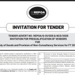 Invitation for Pre-qualification at REPOA – the Supply of Goods and Provision of Non-Consultancy Services for FY 2025 -2027